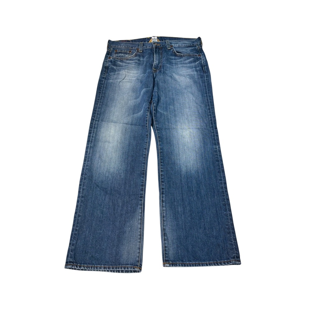 Lucky Brand Vintage Straight Jeans Mens 32X29 Medium Wash Made in USA